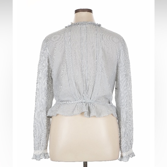DÔEN Lydia Savoie Stripe Cottagecore Top - Size XL - Picture 5 of 10